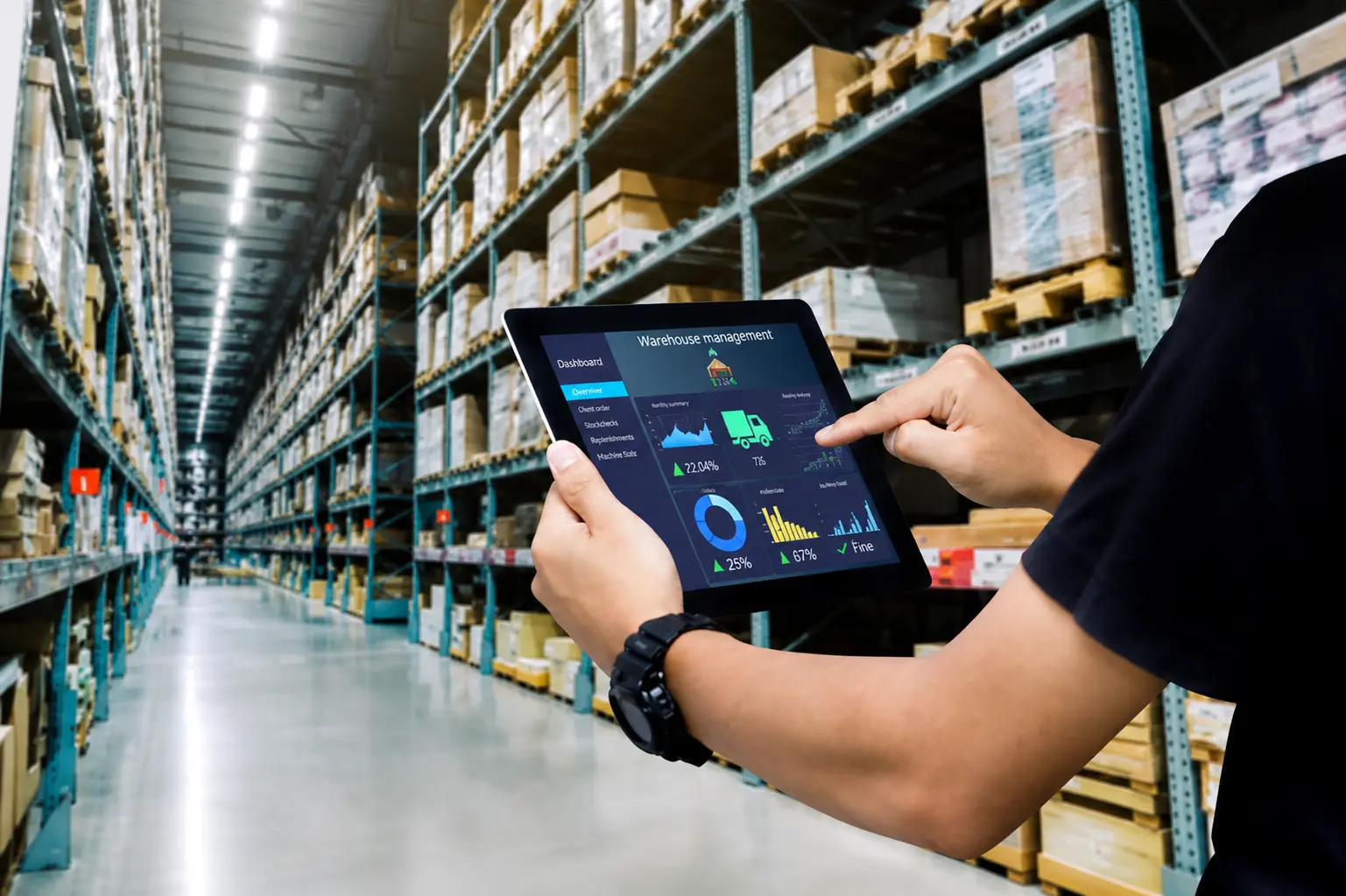 on-site warehousing management